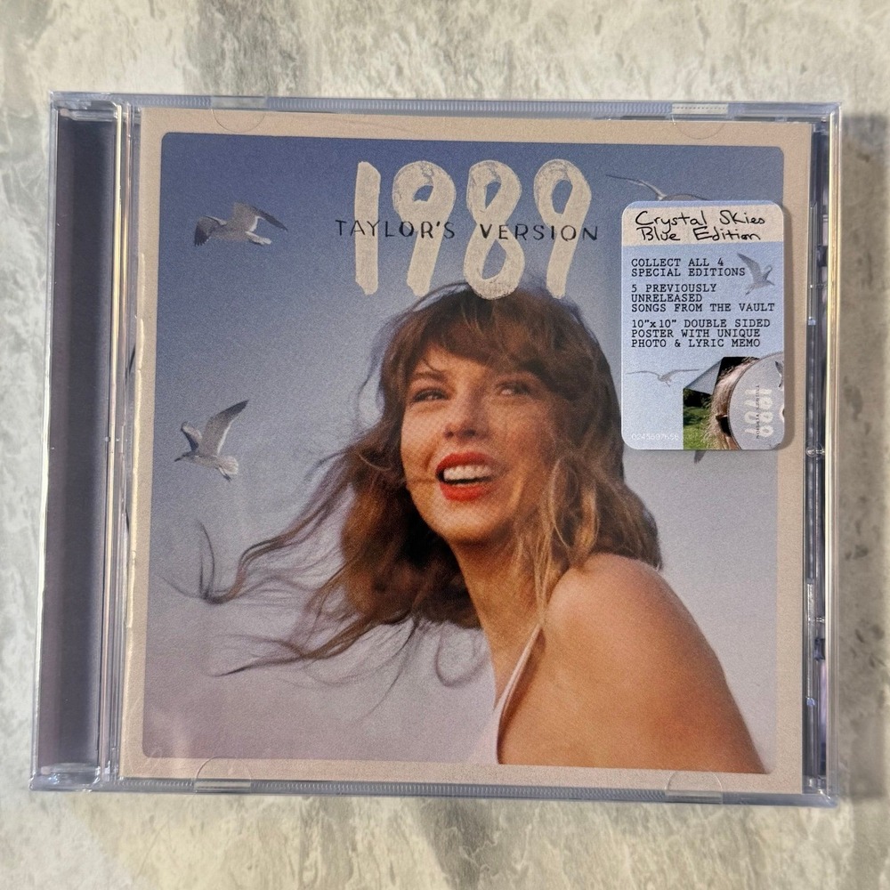 New Taylor Swift 1989 TV CD Crystal Skies Edition